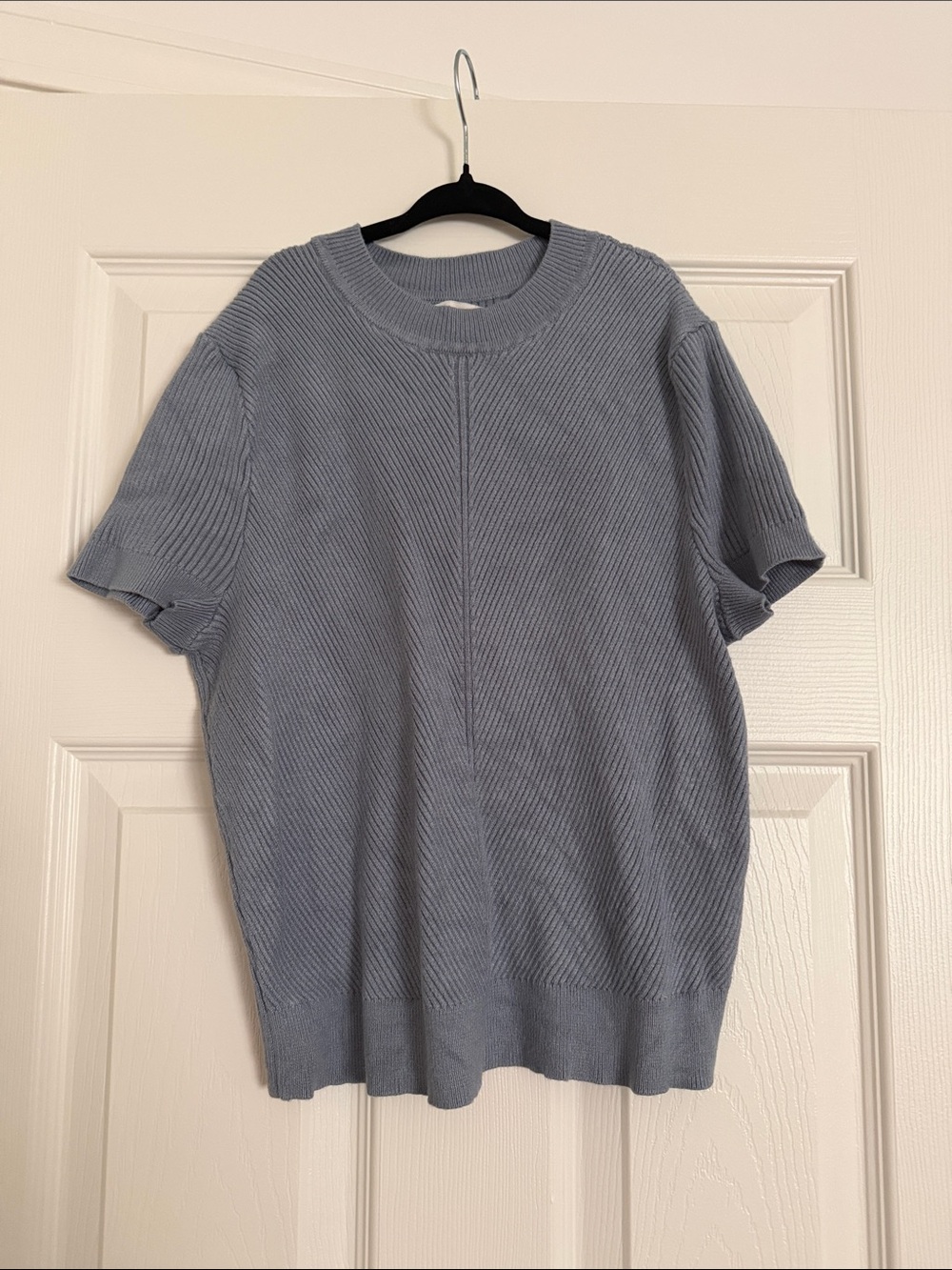 Abercrombie & Fitch Textured Short Sleeve Sweater Size Medium